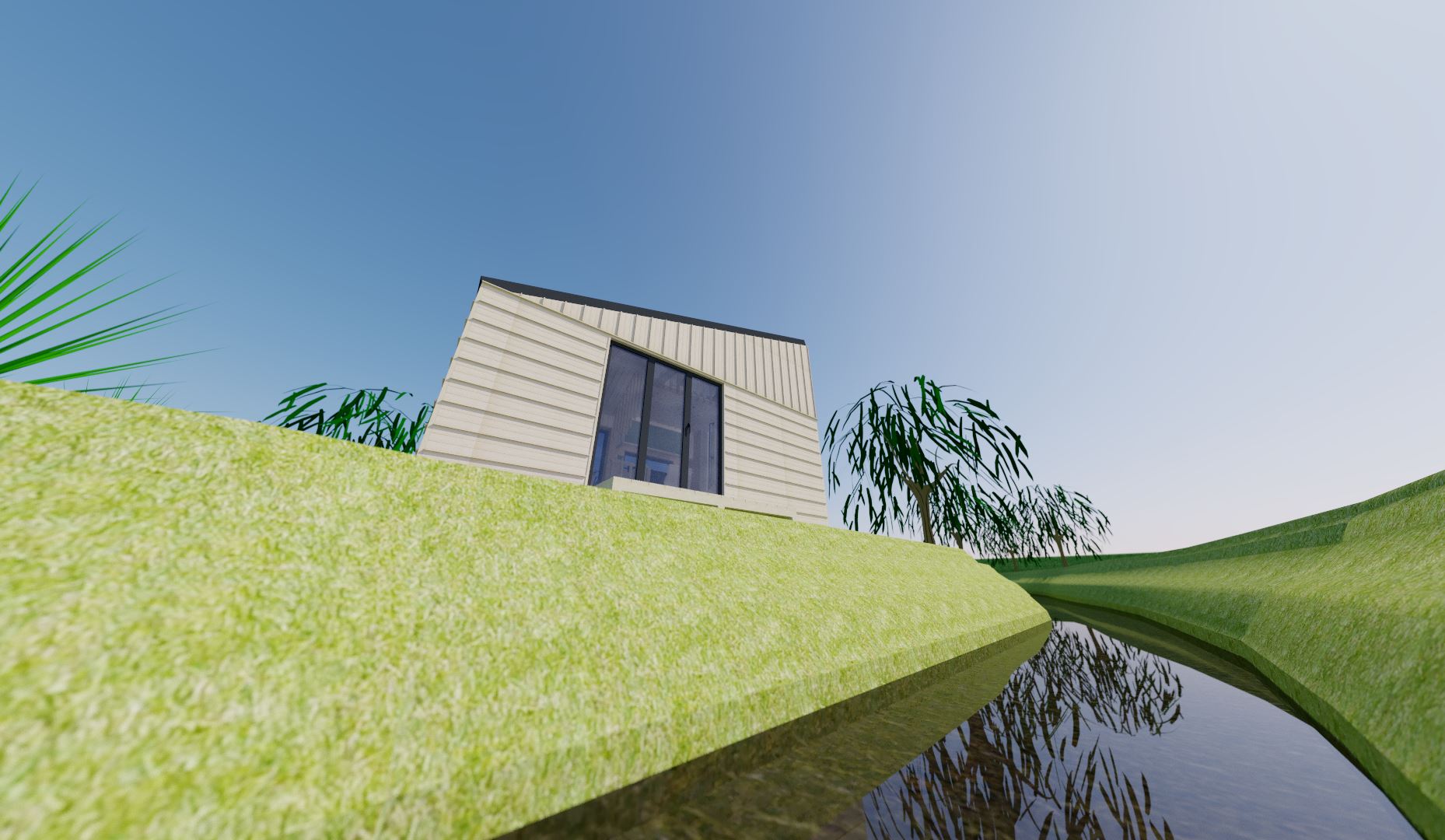 Even the rear view with the taller side isn't exactly imposing, even at a harsh low angle like this!